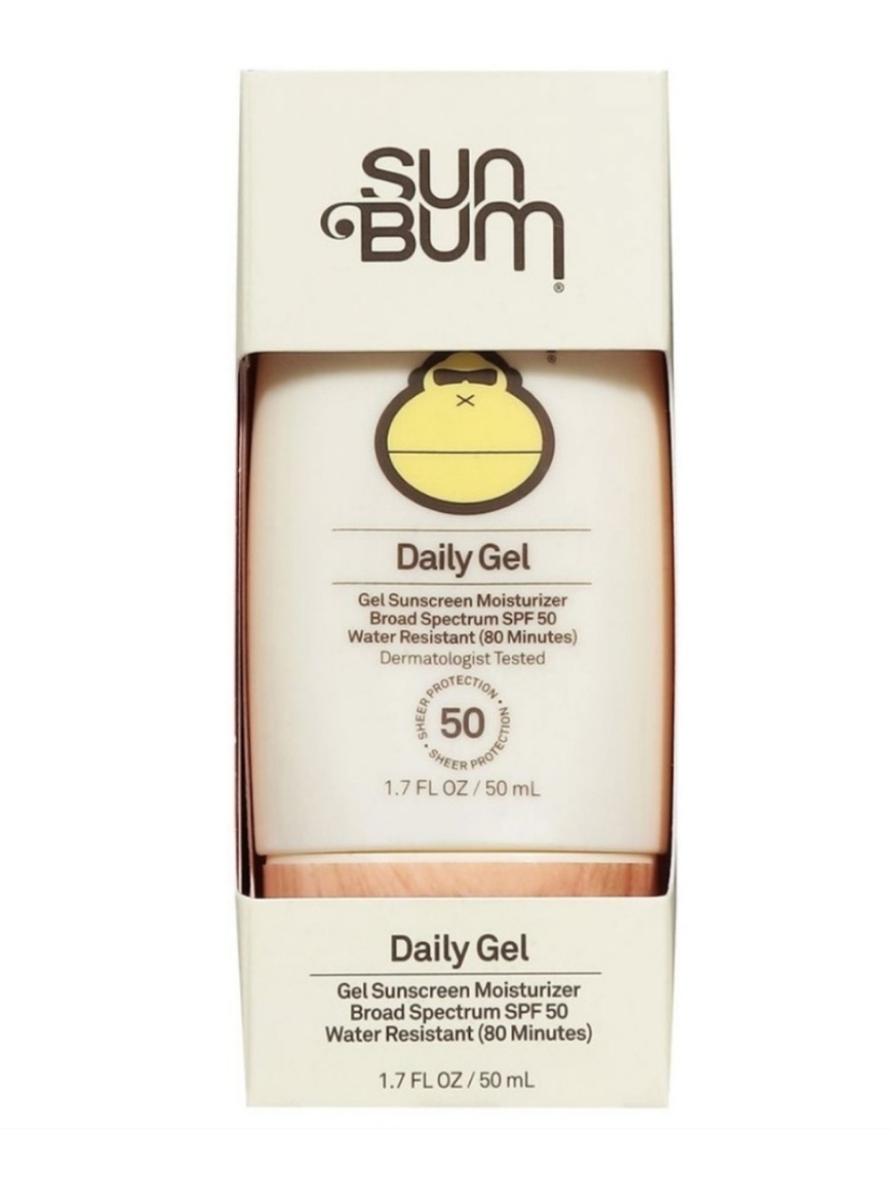 Sun Bum Daily Gel Sunscreen Moisturizer SPF 50